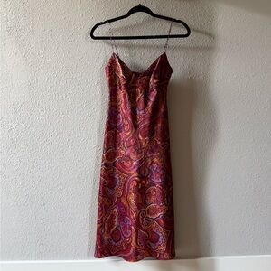 ABS By Allen Schwartz Vibrant Paisley Dress